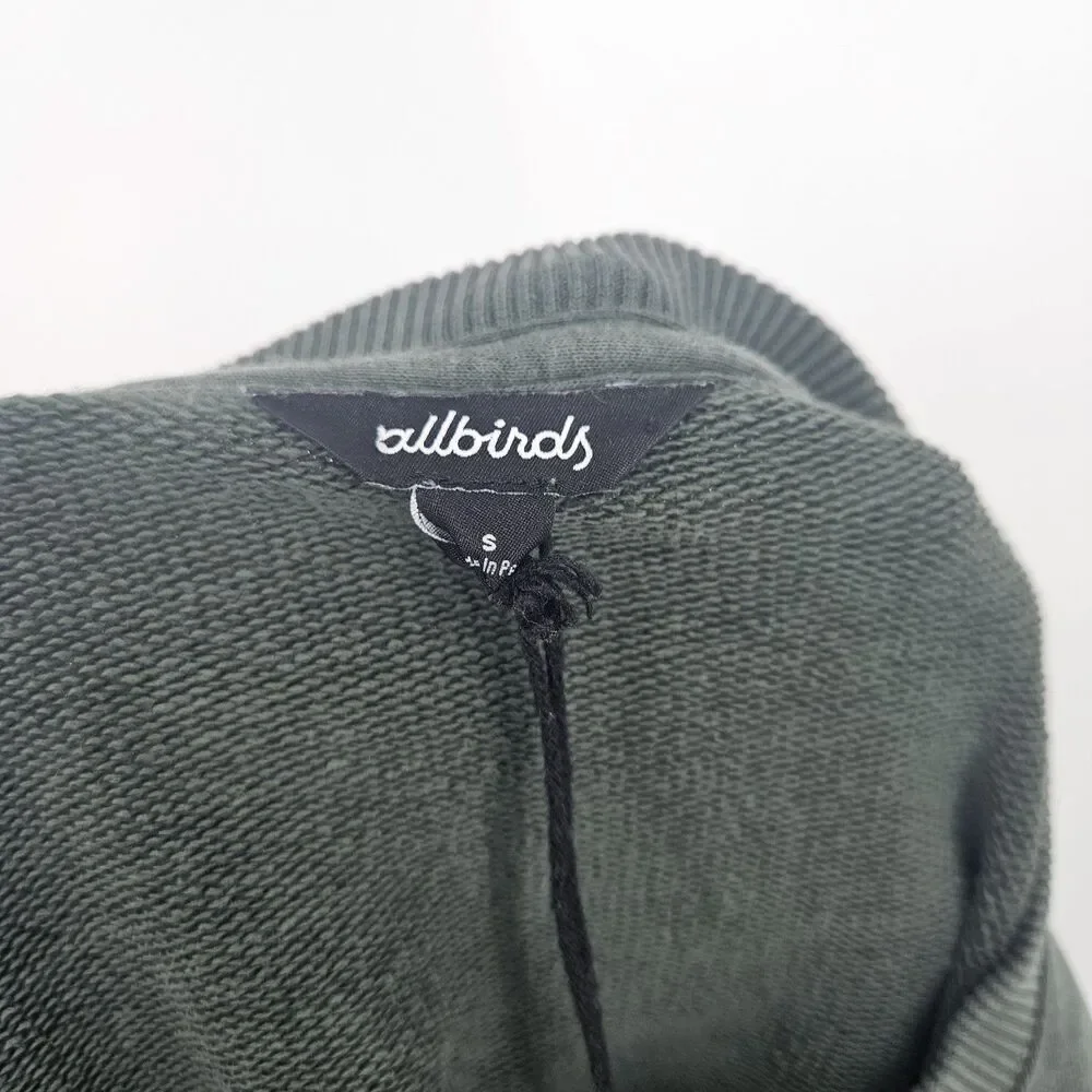 Allbirds Sweater‎ Mens Small Crewneck Pullover Sweatshirt Green Preppy Slim Fit